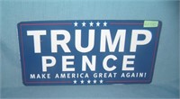 Trump  retro style license plate size sign