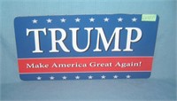 Trump  retro style license plate size sign