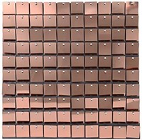 New Rose Gold Sequin Air Active Wall Panels