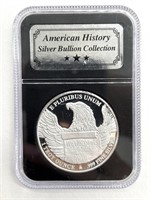 One Troy Ounce .999 Fine Silver Round - Boston