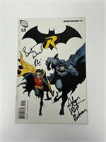 Autograph COA Batman & Robin #19 Comimcs