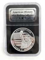 One Troy Ounce .999 Fine Silver Round -