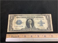 1923 Large Blue Seal $1 Silver Certificate
