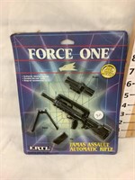 Ertl Force One Toy Assault Rifle, NIB