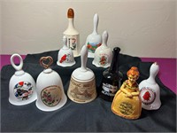 Assorted Ceramic United States Bells