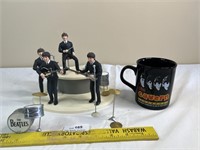 1994 Beatles Hallmark Ornaments Lot with Coffee