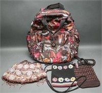 Sakroots Backpack, Beaded & Knit Handbags (6)