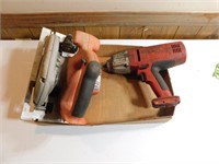 Milwaukee Impact and Circular Saw