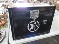 LINED GUN SAFE (WAS MOUNTED ON JEEP)
