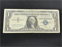 1957 A $1 Silver Certificate Star Note