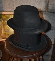 Stove Pipe & Derby Hat