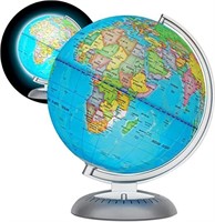 TESTED - Illuminated World Globe for Kids With