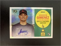 2021 Topps Andres Gimenez Indians All Star Rookie