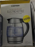 Chefman 1.8 liter electric kettle
