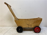 Child’s wooden pushcart (small)