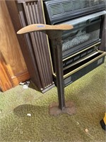 Vintage Cast Iron Shoe Mold On Stand