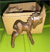 1960's Black Forest Germany Carved Horse Figurine