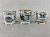 Medical Porcelain Occupational Shaving Mugs