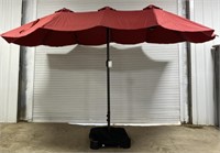 (CX) Casino 104" Double Sided Outdoor Umbrella