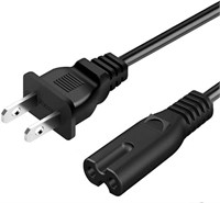 AC Power Cord for TCL... 2 Prong Power Cable
