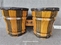 Mark II Bongo Drums Wood Vintage
