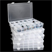 Organizer Box  Adjustable Dividers  18 Compts