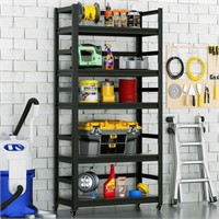 Garage Shelves 64Hx31.6Wx15.8D 5-Tier Black