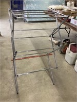 Metal collapsible drying rack
