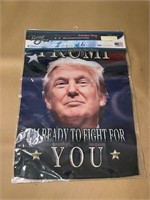 TRUMP IM READY TO FIGHT GARDEN FLAG