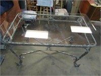 Glass Top Dining Table with 4 Chairs