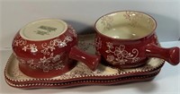 NEW Temp-tations Romace Floral Lace Red Soup