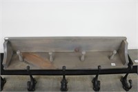 NEW PINE COAT RACK/ SHELF 32"X5"