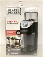 BLACK+DECKER BURR MILL COFFEE GRINDER