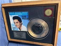 24K Gold Elvis Record