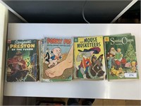 Vintage Dell 1950s Kids Comics.