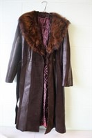 Woman's Leather Coat