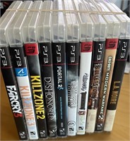 Lot of 10 Playstation 3 Games
