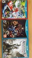 3 WiiU games