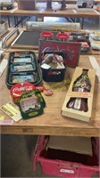 Coca Cola Trays, Tumblers, Thermometer, Misc