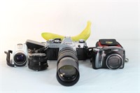 Canon AE1-35mm Camera, Powershot, Video Camcorder+