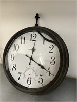 LARGE DOUBLE SIDED HOWARD MILLER CLOCK