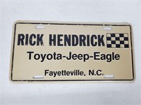 Rick Hendrick Toyota Fayetteville NC front plate