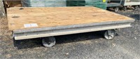 Galvanized Platform Cart, plywood top 6'X4'