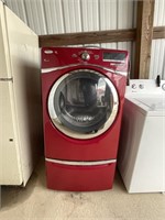 Whirlpool duets steam dryer