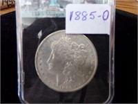 1885-o Morgan silver dollar