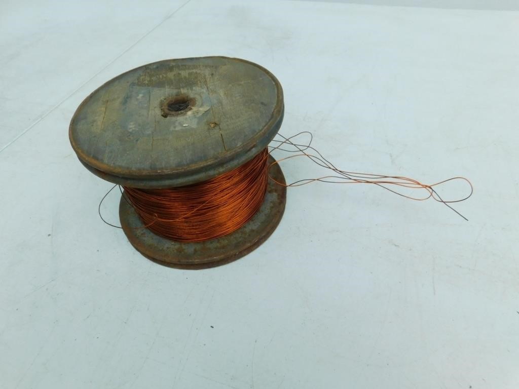 Roll of copper wire.