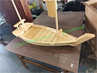 Wooden Boat Decor