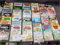 40 comics books.$1.50 comic Disney and Gladstone.