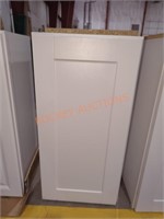 15"W×12"D×30"H White Wall Cabinet