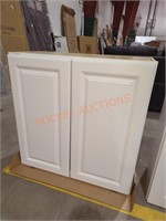 30"W×12"D×30"H White Wall Cabinet